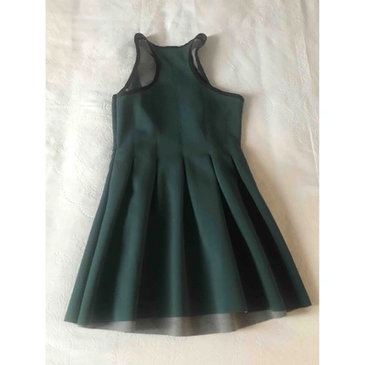 Pre-owned Alexander Wang T Mini Dress In Green