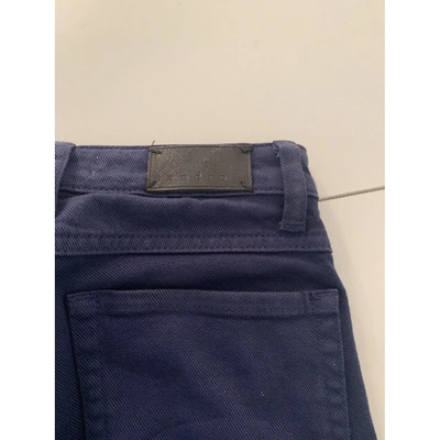 Pre-owned Sandro Fw18 Slim Jeans In Blue