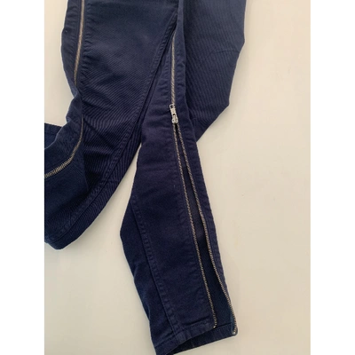 Pre-owned Sandro Fw18 Slim Jeans In Blue