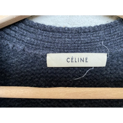 Pre-owned Celine Anthracite Cashmere Knitwear