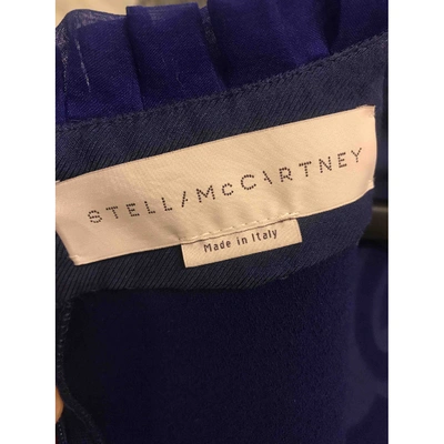 STELLA MCCARTNEY Pre-owned Wool Mini Dress In Blue