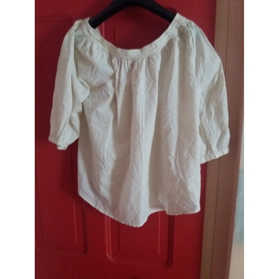 Pre-owned Swildens White Cotton  Top