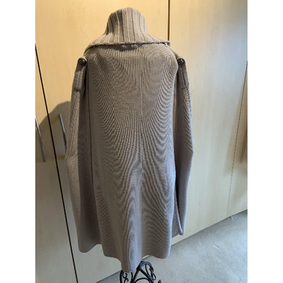 Pre-owned Barbara Bui Wool Coat In Grey