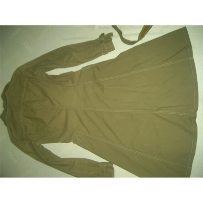 Pre-owned Barbara Bui Khaki Cotton Dress