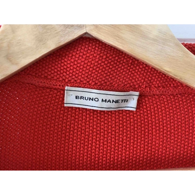 Pre-owned Bruno Manetti Red Cotton Jacket