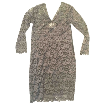 Pre-owned Merci Anthracite Lace Dress