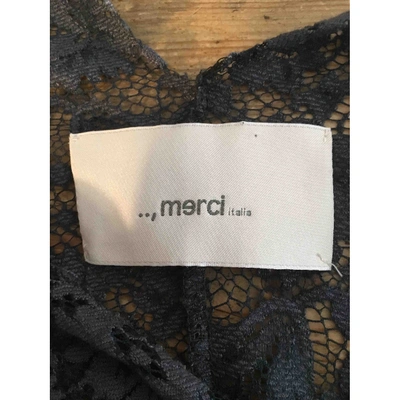 Pre-owned Merci Anthracite Lace Dress