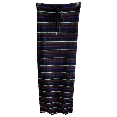 ALEXANDER WANG T Pre-owned Wool Maxi Skirt In Multicolour