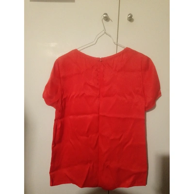 Pre-owned Hugo Boss Silk Camisole In Red