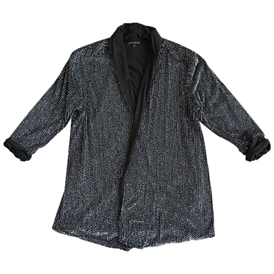 Pre-owned Theory Metallic Glitter Jacket