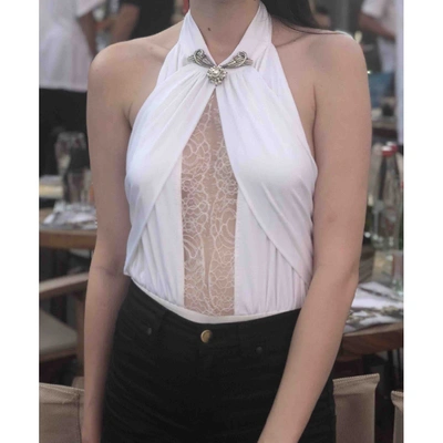 Pre-owned Elisabetta Franchi White  Top
