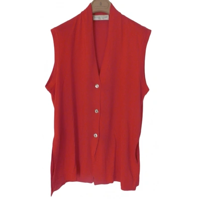 Pre-owned Brunello Cucinelli Cashmere Twin-set In Red
