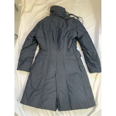 Pre-owned Ermanno Scervino Puffer In Navy