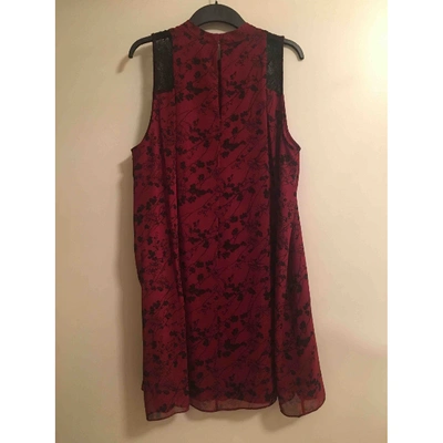 Pre-owned Bcbg Max Azria Dress In Burgundy