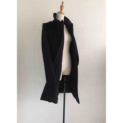 Pre-owned Vanessa Bruno Wool Coat In Black