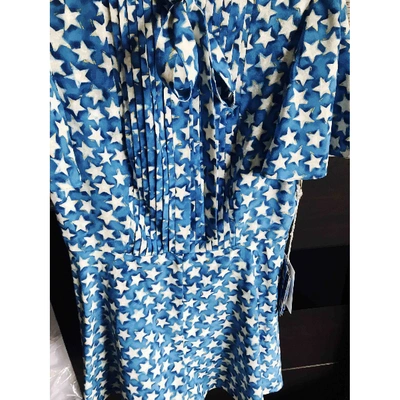 Pre-owned Valentino Silk Jumpsuit In Blue