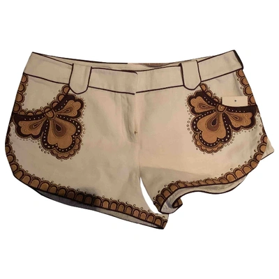 Pre-owned Zimmermann White Cotton Shorts