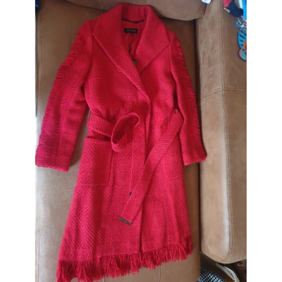 ESCADA Pre-owned Wool Coat In Red