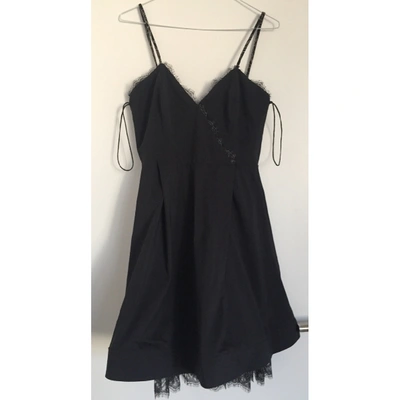 Pre-owned Zac Posen Black Lace Dress