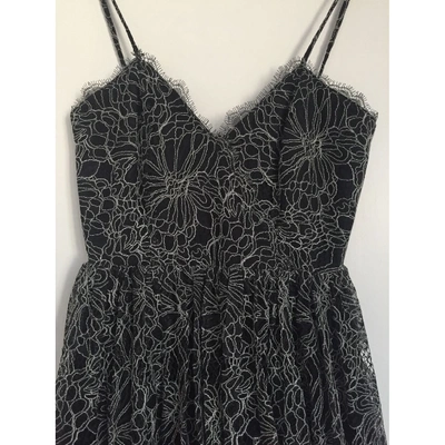 Pre-owned Zac Posen Black Lace Dress