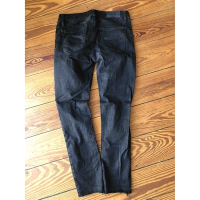 Pre-owned Iro Slim Jeans In Black