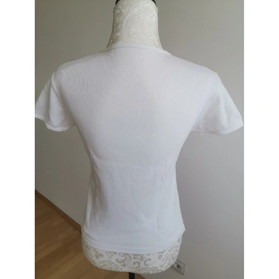Pre-owned 81 Hours White Cotton Top