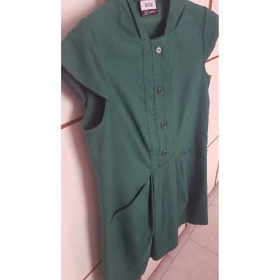 Pre-owned Moschino Mid-length Dress In Green