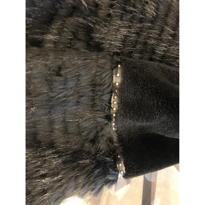 Pre-owned Fendi Black Mink Coat