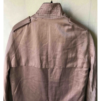 Pre-owned Haider Ackermann Pink Silk Coats