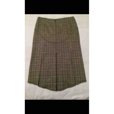 Pre-owned Valentino Wool Skirt In Pattern