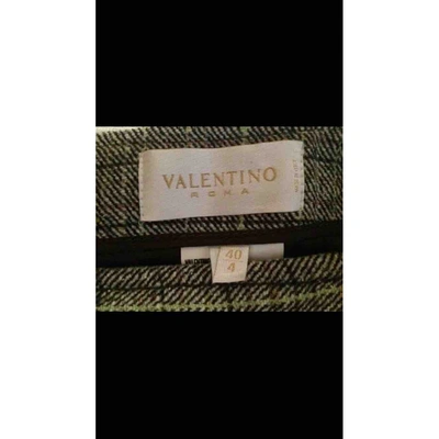 Pre-owned Valentino Wool Skirt In Pattern