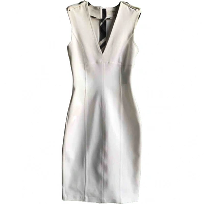 Pre-owned Burberry White Dress