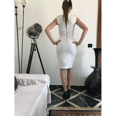 Pre-owned Burberry White Dress