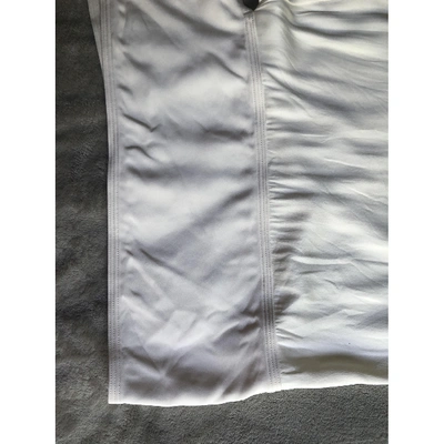 Pre-owned Celine Silk Tunic In White