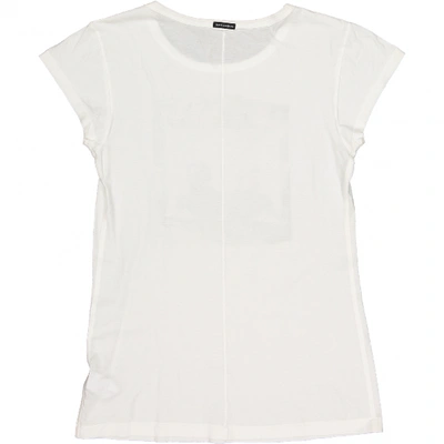 Pre-owned Dolce & Gabbana Ecru Cotton Top