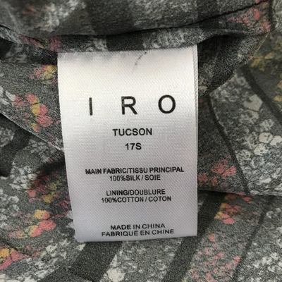 IRO Pre-owned Silk Mini Skirt In Multicolour