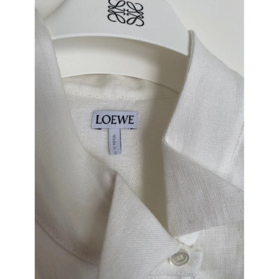 Pre-owned Loewe White Dress