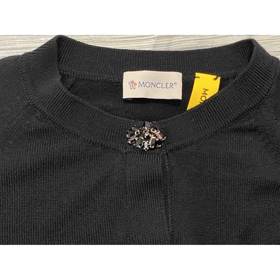Pre-owned Moncler Genius Moncler N°4 Simone Rocha Black Wool Knitwear