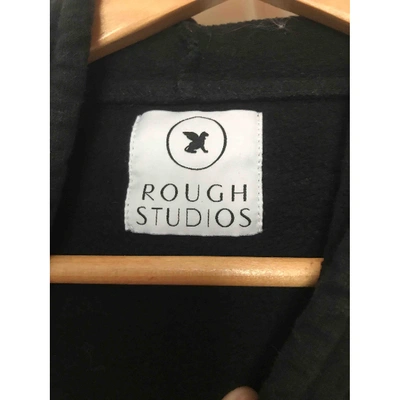 Pre-owned Rough Studios Black Cotton Knitwear