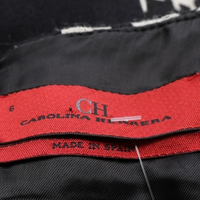 Pre-owned Carolina Herrera Black Wool Dress