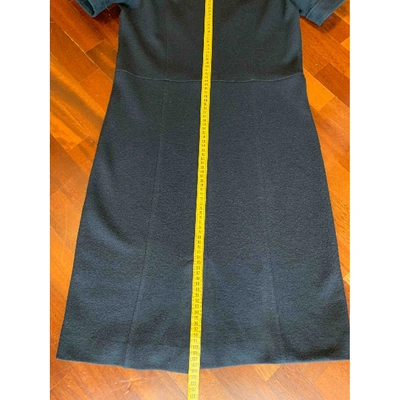 Pre-owned Etro Wool Mid-length Dress In Black