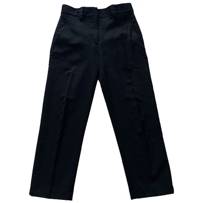 Pre-owned Acne Studios Black Wool Trousers