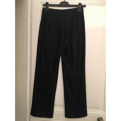 Pre-owned Harmony Black Wool Trousers