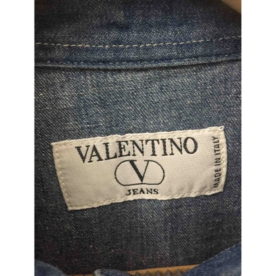 Pre-owned Valentino Blue Denim - Jeans Jacket