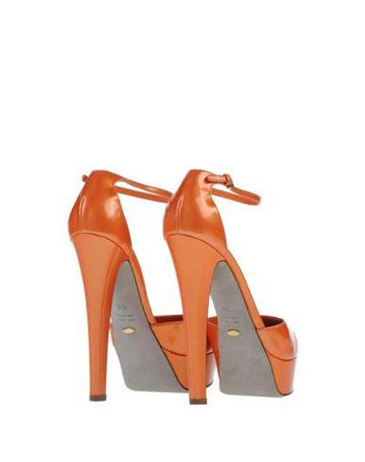 Shop Sergio Rossi Sandals In Orange