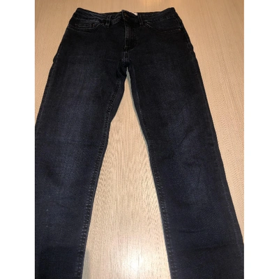 Pre-owned Acne Studios Navy Cotton - Elasthane Jeans Skin 5