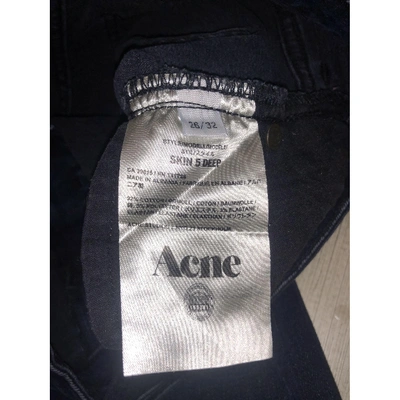 Pre-owned Acne Studios Navy Cotton - Elasthane Jeans Skin 5