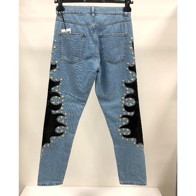 Pre-owned Moschino Blue Denim - Jeans Jeans
