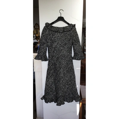 Pre-owned Moschino Cheap And Chic Wool Mid-length Dress In Anthracite