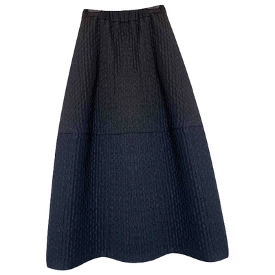 Pre-owned Co Maxi Skirt In Black